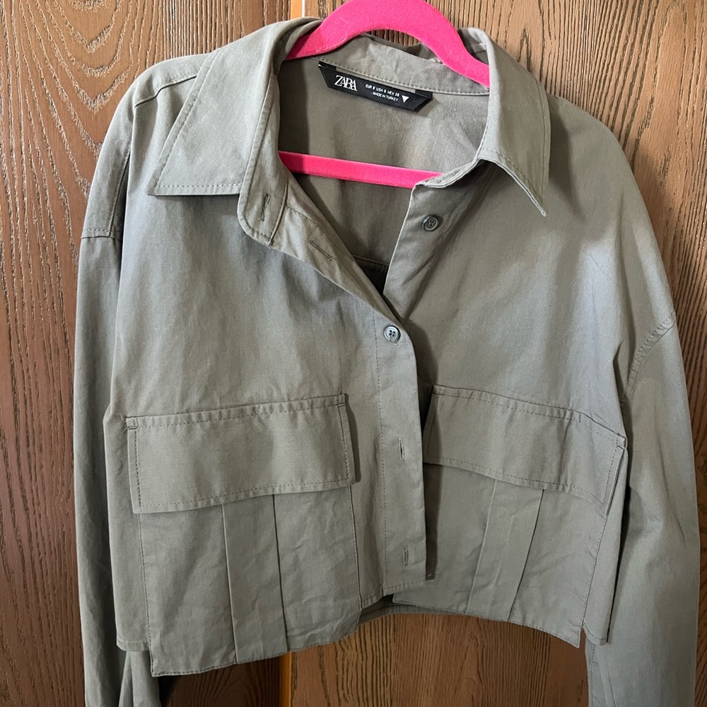 Zara Women's Olive Green Jacket